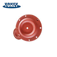 Diaphragmes de pompe en caoutchouc moulés sur mesure avec différentes tailles et configurations pour les systèmes de contrôle de fluides pneumatiques