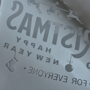 Giáng Sinh Dính Vải Lụa Màn Hình Stencils - Product Image 2