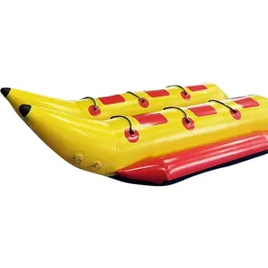 2 Röhren 6 Reiter abschleppbares Bananenboot für Wassersport