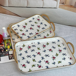 <span class=keywords><strong>Assiette</strong></span> <span class=keywords><strong>rectangulaire</strong></span> moderne en plastique, écologique, <span class=keywords><strong>lot</strong></span> de 3, pour mariage, maison, rangement, salon, table basse, service de fruits, hôtel - Product Image 5