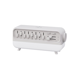 Haut-parleur multifonctionnel à bruit blanc, machine à sommeil audio avec lumière d'ambiance et chargeur sans fil pour chambre et bureau - Product Image 6