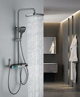 Robinet Mitigeur Mural en Céramique Brossée pour Eau Chaude et Froide, Jet, pour Appartement, Hôtel, Villa, Salle de Bain, Bidet, Douche - Vente en Gros