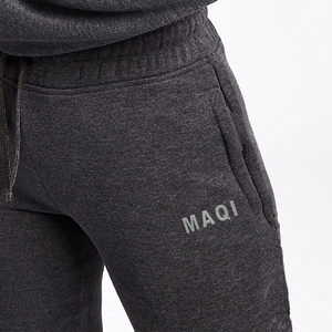 Ensemble de survêtements en molleton technique pour femme avec logo personnalisé, prix bas, fermeture éclair quart, <span class=keywords><strong>coton</strong></span> épais, chaud, ensemble de jogging pour femme - Product Image 5