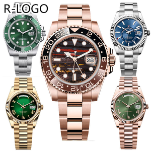 Réplicas de Relojes RLX de Lujo con Movimiento Mecánico Automático Seiko, Cristal de Zafiro, Resistentes al Agua, Super Clones Originales de China para Hombre, Relojes <span class=keywords><strong>GMT</strong></span> - Product Image 1