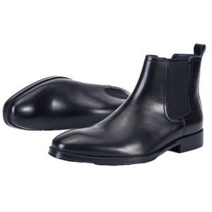 Zapatos de Vestir de Lujo para Hombre, Negros, de Cuero Genuino, para Oficina, con Suela de Goma Sólida, Formales, Sin Cordones, para Todas las Temporadas - Product Image 1