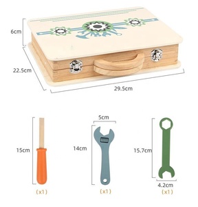 Boîte à <span class=keywords><strong>outils</strong></span> créative en bois pour enfants, haute qualité, 2023 - Product Image 4