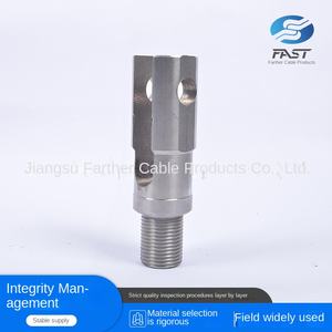 स्टेनलेस स्टील 304 केबल हेड और ग्लास पर्दे के लिए लॉक हेड और लॉक हेड - Product Image 3