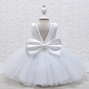 Ragazze dei capretti Del Vestito 2-12 Anni di trasporto del Commercio All'ingrosso Del Bambino <span class=keywords><strong>Bambina</strong></span> Della Principessa Tulle Abiti Vestito di Perle con Arco Del Vestito Da Partito <span class=keywords><strong>per</strong></span> I Bambini Le Ragazze - Product Image 5