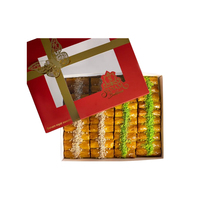 Assortiment de boîtes à baklava personnalisées en papier cadeau Diwali indien vide