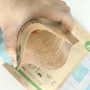 Eco Friendly Biodegradable Custom <b>Log</b> Multi-Size Food Safe <b>Stand</b> Up Pouch for Packaging - Product Image 6