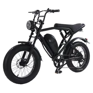 Venta caliente HaLie 20 pulgadas Fat Tire E-bike 350W Bicicleta eléctrica urbana 25 km/h Adulto Fatbike