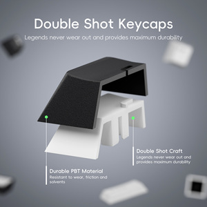 <strong>XVX</strong> Cherry Profile Keycaps Japanese Layout Black PBT <strong>Keycap</strong> Mechanical Keyboard Double Shot Keycaps - Product Image 3