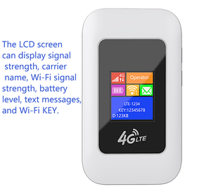 Routeur WiFi portable RONG MP527 avec fonction <span class=keywords><strong>modem</strong></span>, batterie incluse pour les voyages - Product Image 1