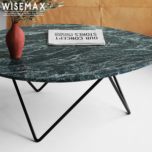 WISEMAX mobili in marmo <span class=keywords><strong>tavolino</strong></span> in stile <span class=keywords><strong>scandinavo</strong></span> mobili per la casa triangolo in metallo centro di lusso in marmo verde <span class=keywords><strong>tavolino</strong></span> - Product Image 2