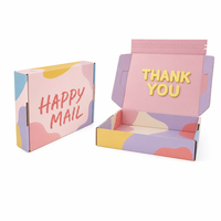 Boîte d'expédition pliable en carton ondulé avec impression personnalisée en couleur, logo personnalisé, vente en gros, directement de l'usine, OEM