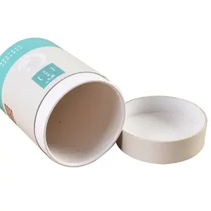 Waterproof Recyclable 30ml Bottle Cosmetic Packing Paper Tube White Candle Box With Logo Manufacturer Cylinder Kraft Paper Tubes