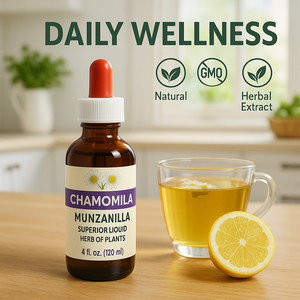 משגשג טבעי טיפות נוזל קמומיל 60 מ "ל להירגע תמיכת שינה תוסף בריאות העיכול - Product Image 4