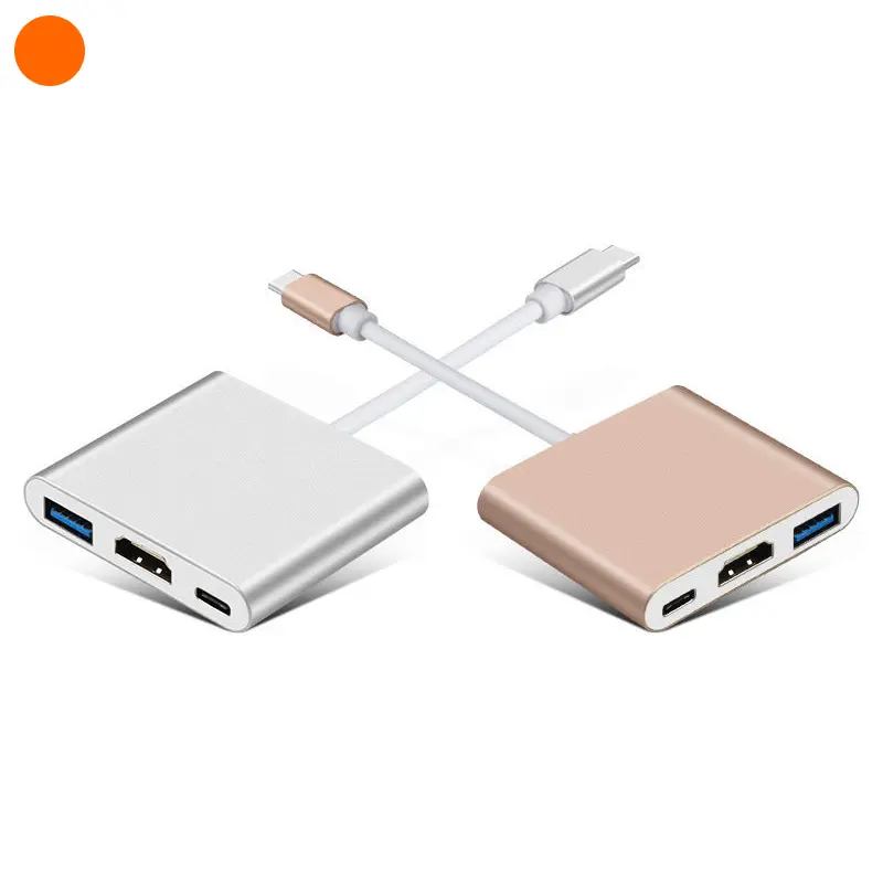 New products 3 in 1 Usb c type c to hdmi best buy usb30 PD adpater cable