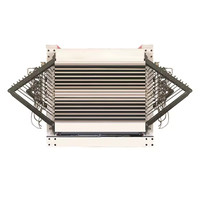 Mesin Pengering Veneer Inti Kayu Lapis Otomatis Tipe Hot Press, Peralatan Pertukangan Kayu Terkontrol PLC, Akurasi Tinggi, Daya 5.5kW, Garansi 2 Tahun
