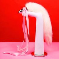 Vente en gros de jouets sexuels pour adultes, queue de renard de 40 cm, plug anal, cosplay, petites oreilles de renard