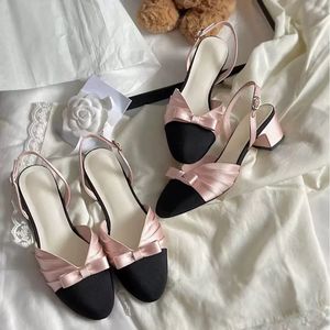 2CM/4.5CM New Arrival Zapatos Mujer Tacon Sandalia Summer Slingback Sexy <b>Heels</b> for Lady - Product Image 1
