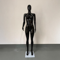 Maniquíes de Plástico ABS Dorado Brillante para Ropa de Tallas Grandes, Modelo BBL Mina, con Pecho Grande, para Exhibición de Ropa Femenina Curvy