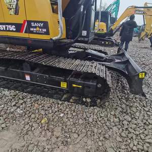 Original 7.5 Ton Used Digger Machine Sany 75 <b>Small</b> Crawler Second Hand Mini Excavator Sany Sy75c Pro Sany 75 Excavator for Sale - Product Image 4