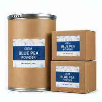 Poudre de fleur de pois papillon, ingrédient alimentaire antioxydant, extrait de matcha bleu pur en vrac, pour recettes DIY, végétalien, sans produits laitiers