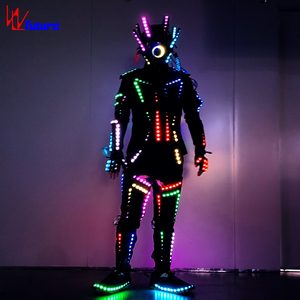 Ropa Luminosa LED Cyberpunk, Ropa Futurista Brillante para Fiestas <span class=keywords><strong>Rave</strong></span>, Atuendo Luminoso de Alta Intensidad para Hombres y Mujeres - Product Image 4
