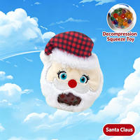Peluche gaufrée la plus vendue avec motif de dessin animé pour Noël et Halloween - Balle anti-stress durable et écologique