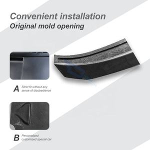 Alerón trasero de fibra de carbono para 14 Infiniti Q50 V37 SKYLINE 400R LB GTR - Product Image 3