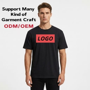 Camiseta de punto para hombre, 180GSM, 100% algodón, cuello redondo, corte regular, estilo casual, personalizada con impresión digital DTF, gruesa, venta al por mayor OEM/ODM - Product Image 1