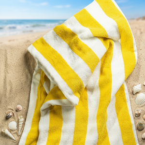 Toalla de Playa Turca Rectangular de Lujo Tropical Premium, de Algodón Suave de Secado Rápido, Diseño Elegante para Compradores Internacionales al por Mayor - Product Image 1