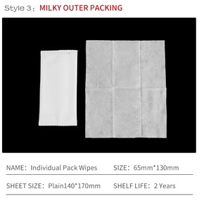 Lingettes nettoyantes de haute qualité, douces, respectueuses de la peau, de qualité restaurant, emballées individuellement, adaptées au nettoyage des mains. - Product Image 6