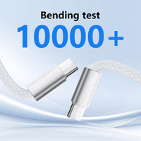 Cable USB-C a 8 Pines con Trenzado de Nailon PD30W para Carga Rápida y Transferencia de Datos para Computadora y Cámara (Venta al Por Mayor)
