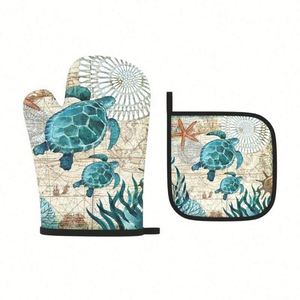 Gants de four personnalisables par sublimation et dessous de plat uniques – Cadeaux d'entreprise - Product Image 4