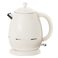 Bouilloire électrique sans fil pour hôtel et maison, 1,8 L, 1800 W, ébullition rapide, acier inoxydable, arrêt automatique, sans odeur, protection contre la surchauffe