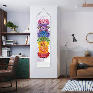 Sette Chakra Decorativo Appeso A Parete Arazzi Della Boemia Tarocchi Fase Nappa Arazzo Boho Art Arazzi Per La Camera Da Letto Ufficio Decor - Product Image 5