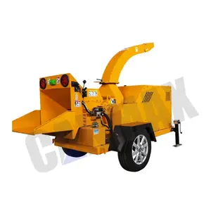 Original Chipper Grinders Diesel Chipper Machine Forest Machinery Chip Useful Durable Mobile Branch Wood Crusher