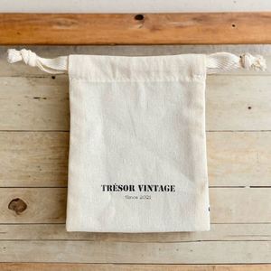 New Personalized Design Eco-friendly Cotton Dust <b>Pouch</b> Cotton <b>Drawstring</b> <b>Pouch</b> Bag - Product Image 3