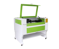 Mesin Pemotong Laser CNC Mudah Digunakan, Mesin Pemotong Laser CO2 9060 80W/100W/120W Berpendingin Air PMI untuk Bahan Non-logam Kayu Kertas Karet