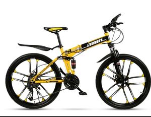 Vente en gros VTT adulte unisexe 24 26 pouces 21 vitesses <span class=keywords><strong>fourche</strong></span> amortissante Option multicolore sport universel été hiver - Product Image 2