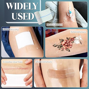 Rollo de película adhesiva transparente de 15 cm x 10 m para el cuidado posterior del tatuaje, impermeable, segunda piel, vendaje curativo - Product Image 6