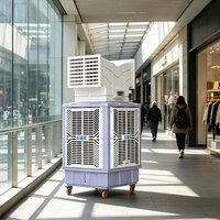 Keyuefeng Enfriador de aire evaporativo móvil de ahorro de energía 25000 Ventilador de flujo de aire Aire acondicionado para fábrica