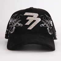 Gorras de Béisbol Unisex Personalizadas TOPCAP de 5 Paneles con Visera Curva, de Sarga y Gamuza, Ajustables, Bordado 3D, para Deportes al Aire Libre en Todas las Estaciones