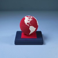 Calendrier Terre 2024 Design créatif 3D Calendrier Terre Bloc-notes Mois Planificateur Sculpture 3D