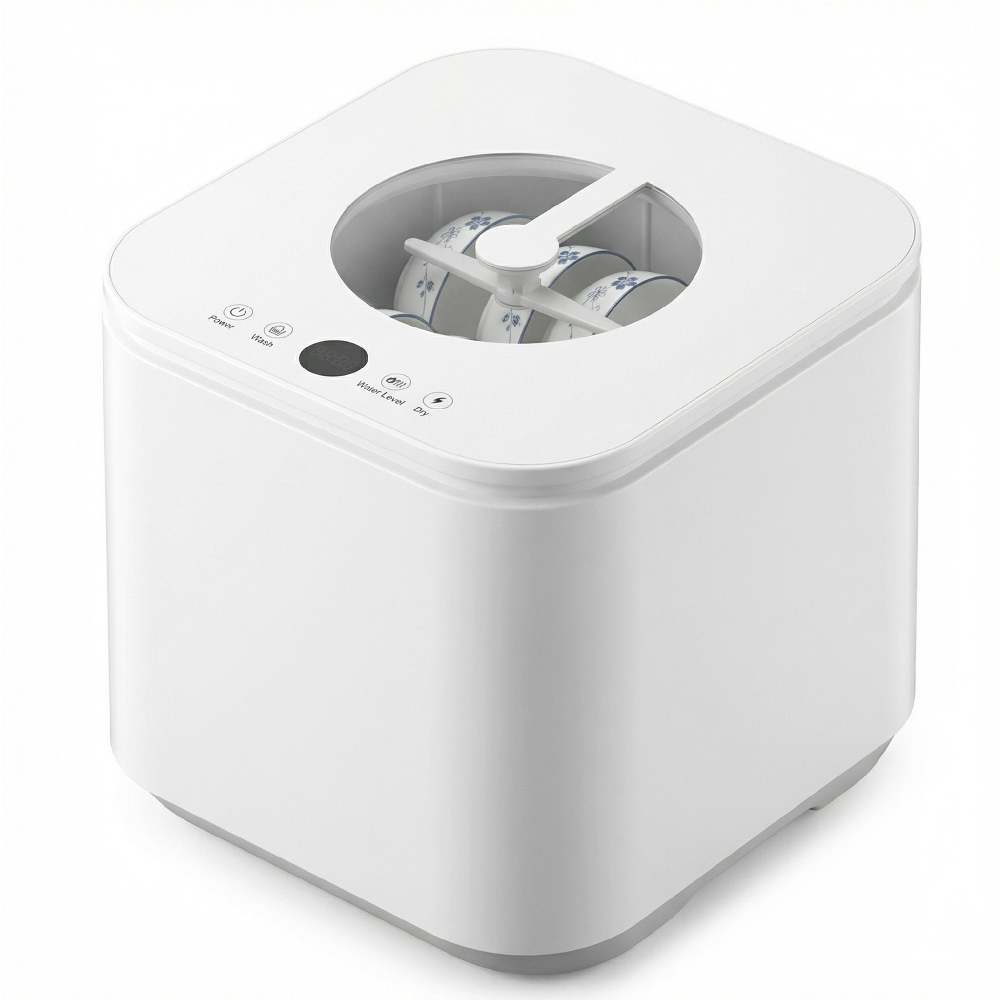 Portable Electric Countertop Dishwasher Smart Automatic Tabletop Air-Dry Sterilization for Restaurant Hotel Use Home Kitchen