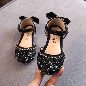 Ballerines pour Filles Ornées de Strass Chaussures de Cérémonie pour Enfants Princesse Sandales Bébé Prix Avantageux - Product Image 5