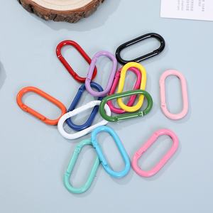 Metall-DIY-Zubehör: Farbige Karabinerhaken für Bergsteigen und Schlüsselanhänger – Sonderaktion - Product Image 2