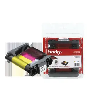 High quality original CBGR0100C 100 prints Evolis Badgy100 and badgy 200 ID card printer Color Ribbon